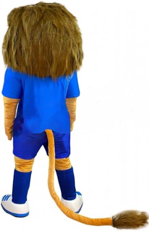 Happy Sports Lion Mascot Costume for Kids & Adults - Full Body Mascot Suit for Sports Games, School Events, and Team Spirit Activities