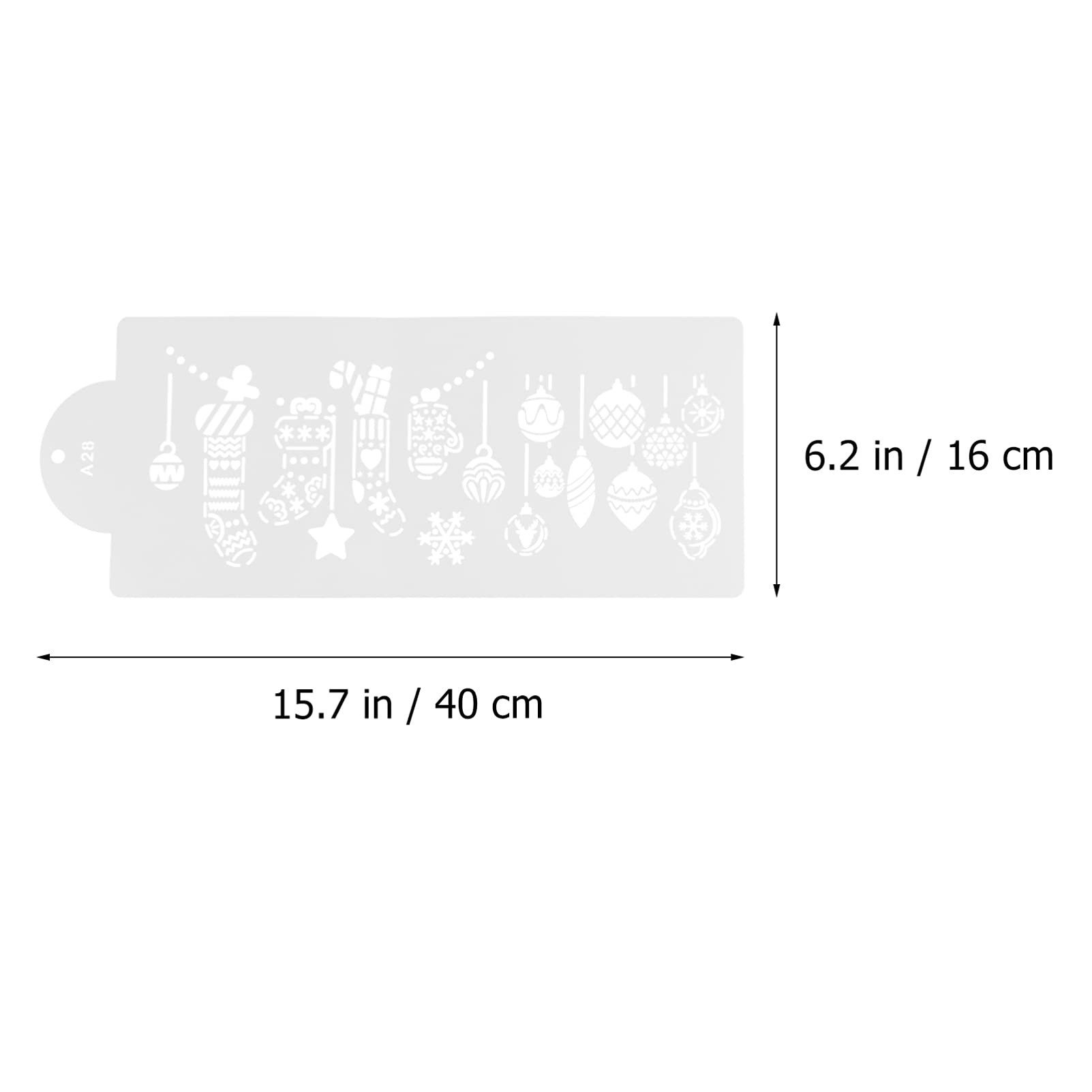 3-Piece Creative DIY Cake Stencil Set - Baking Molds, Painting Templates & Cake Decorating Supplies for Birthday, Wedding & Party Dessert Designs