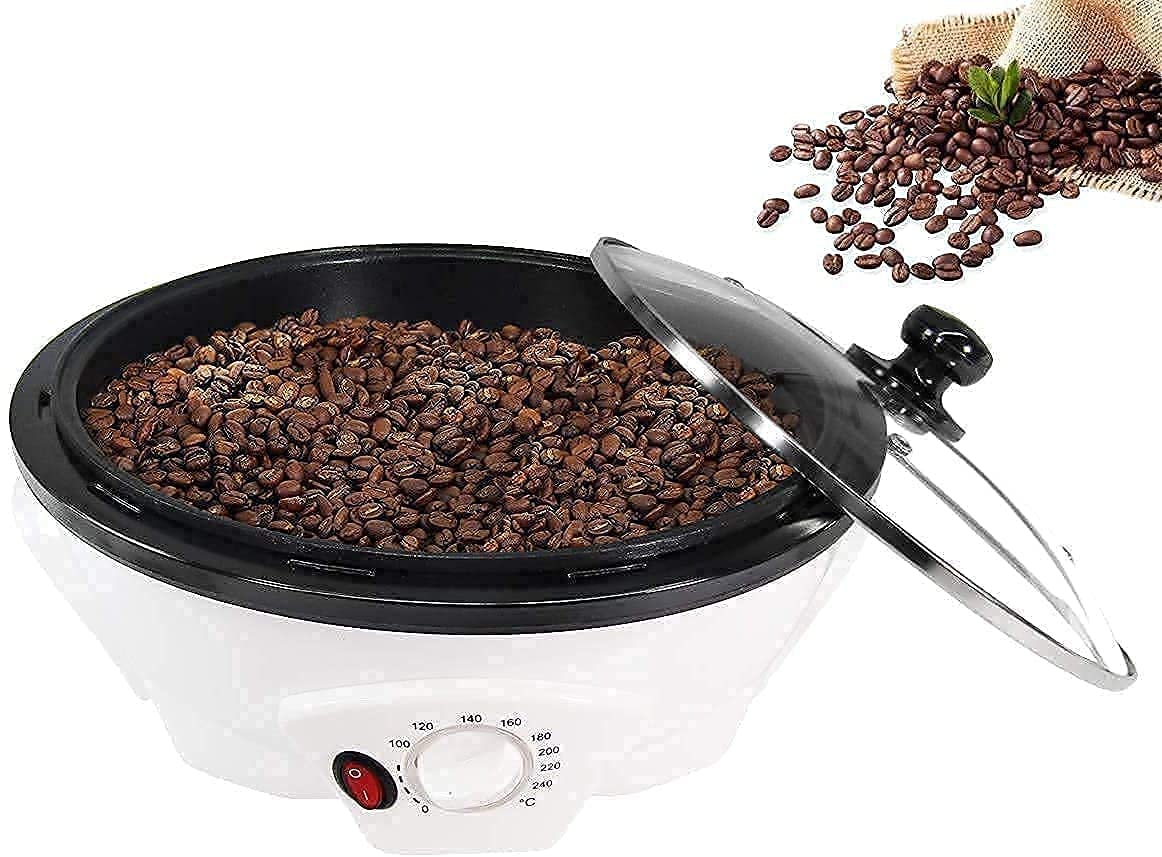 500g Household Coffee Roaster & 500g Coffee Bean Cooler - Electric Coffee Bean Roaster Machine with Cooling Tray for Home Roasting - Perfect for Fresh Coffee Lovers & DIY Baristas