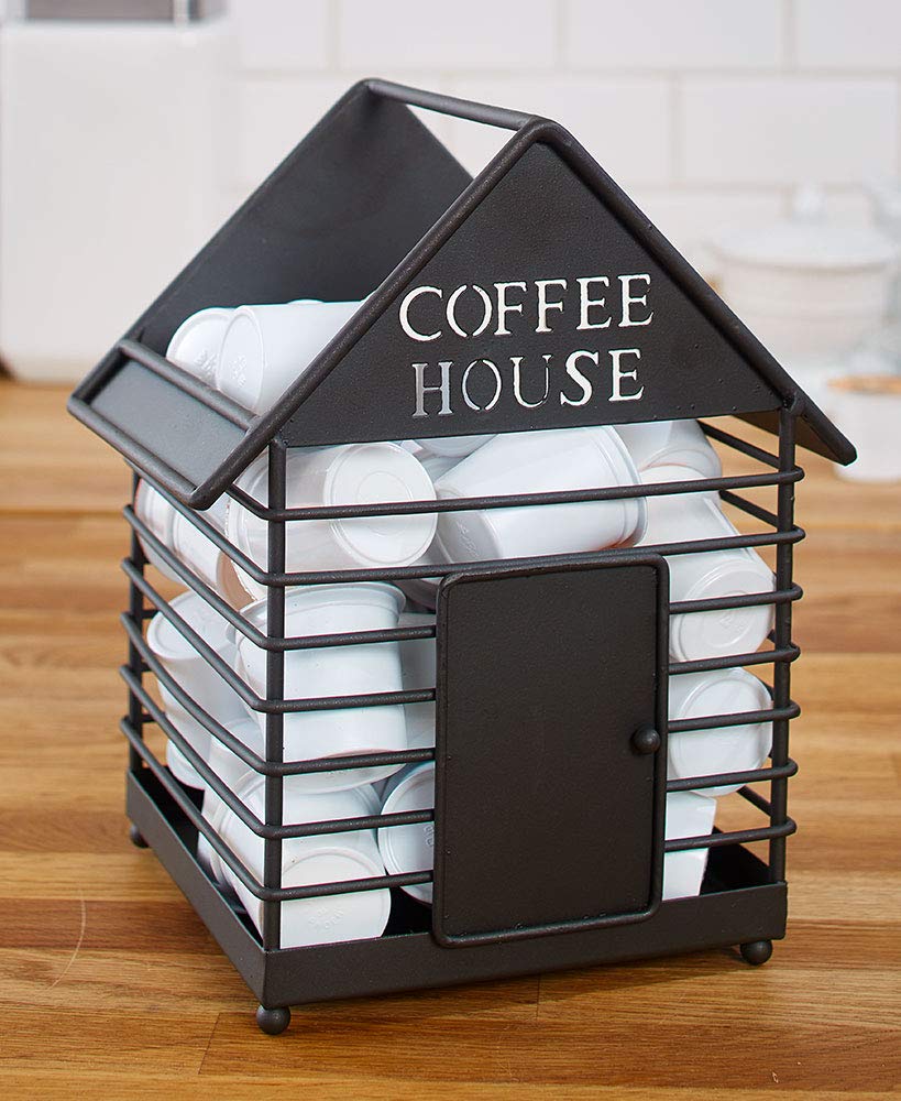 Declutter Your Countertop with This Coffee House Keeper - Premium Coffee Organizer for Kitchen & Office - Perfect for Coffee Pods, Filters & Accessories Storage