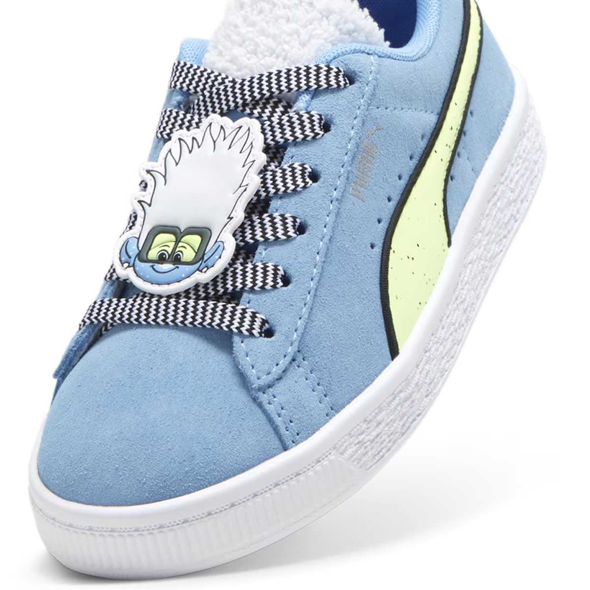 Trolls Kids Suede 'Tiny Diamond' Shoes - Comfortable & Stylish Sneakers for Boys & Girls - Perfect for School, Play & Everyday Wear