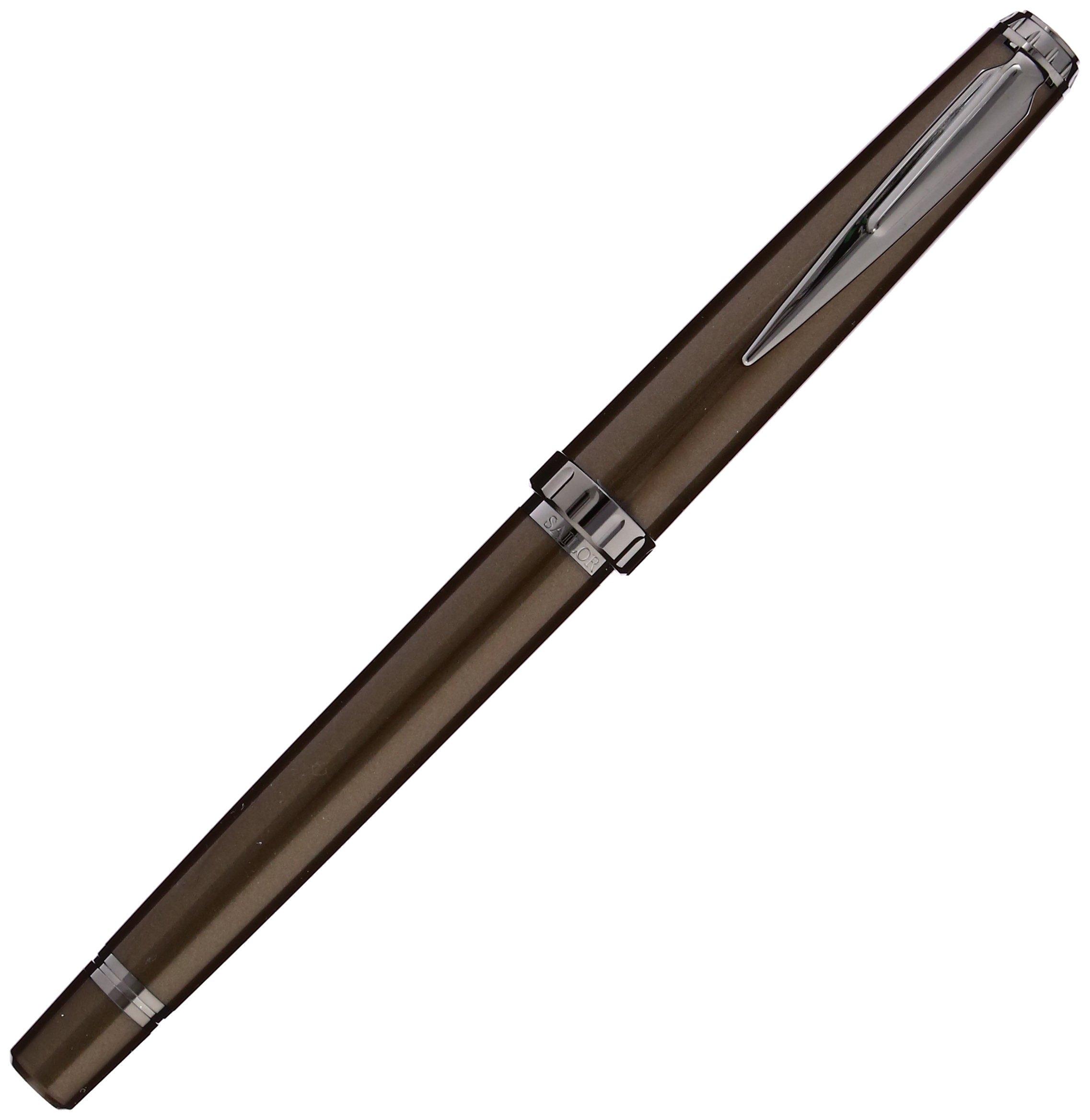 Sailor 11-0800-280 Fountain Pen - Reglass Brown Fine Nib - Premium Writing Instrument for Calligraphy, Journaling & Professional Use