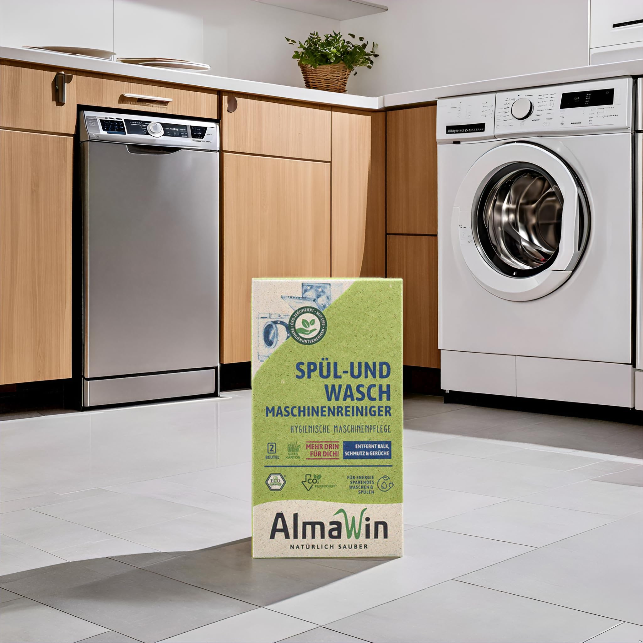 Eco-Friendly Dishwasher Cleaner Tablets - 0.2 kg (7 oz) | Deep Cleans & Deodorizes | Perfect for Stainless Steel & Plastic Dishwashers | Removes Limescale & Hard Water Buildup
