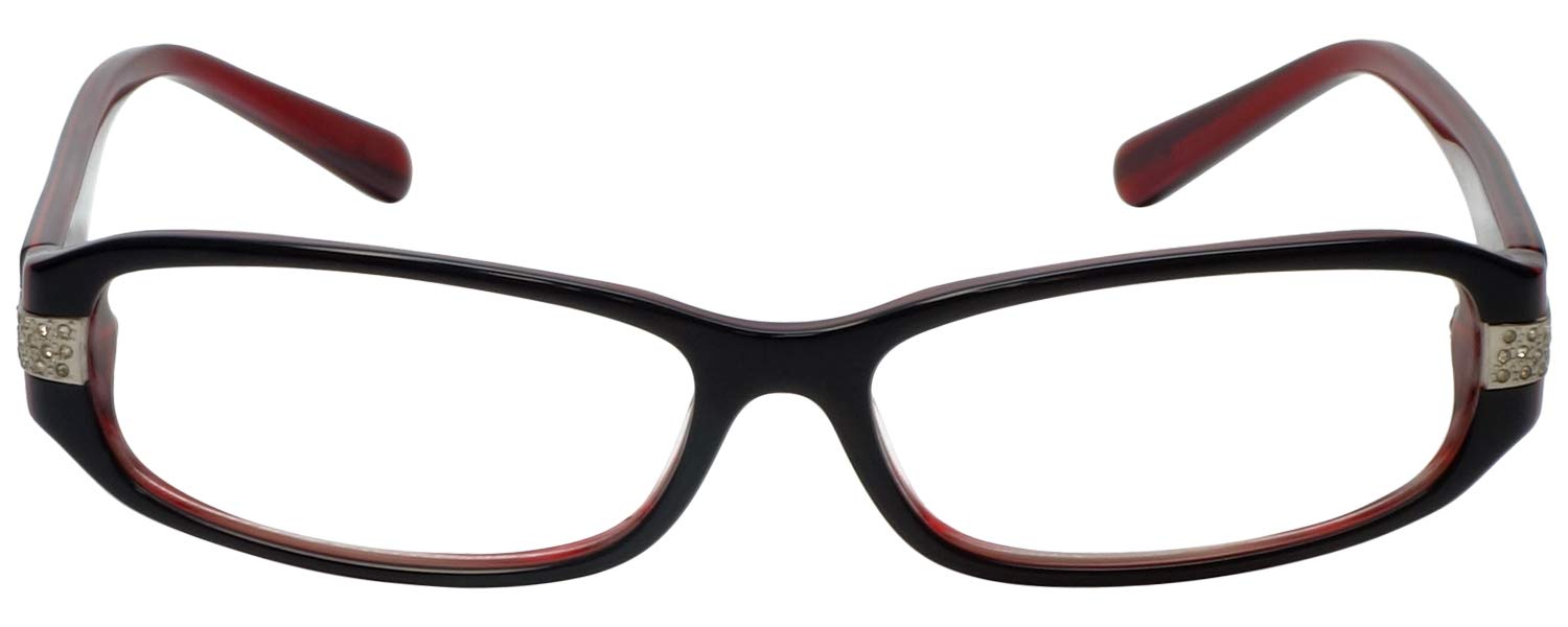 Calabria 847 Dazzles Reading Glasses with Hard Case - Stylish Readers for Women & Men, Blue Light Blocking, Fashion Eyewear for Reading, Office, and Computer Use