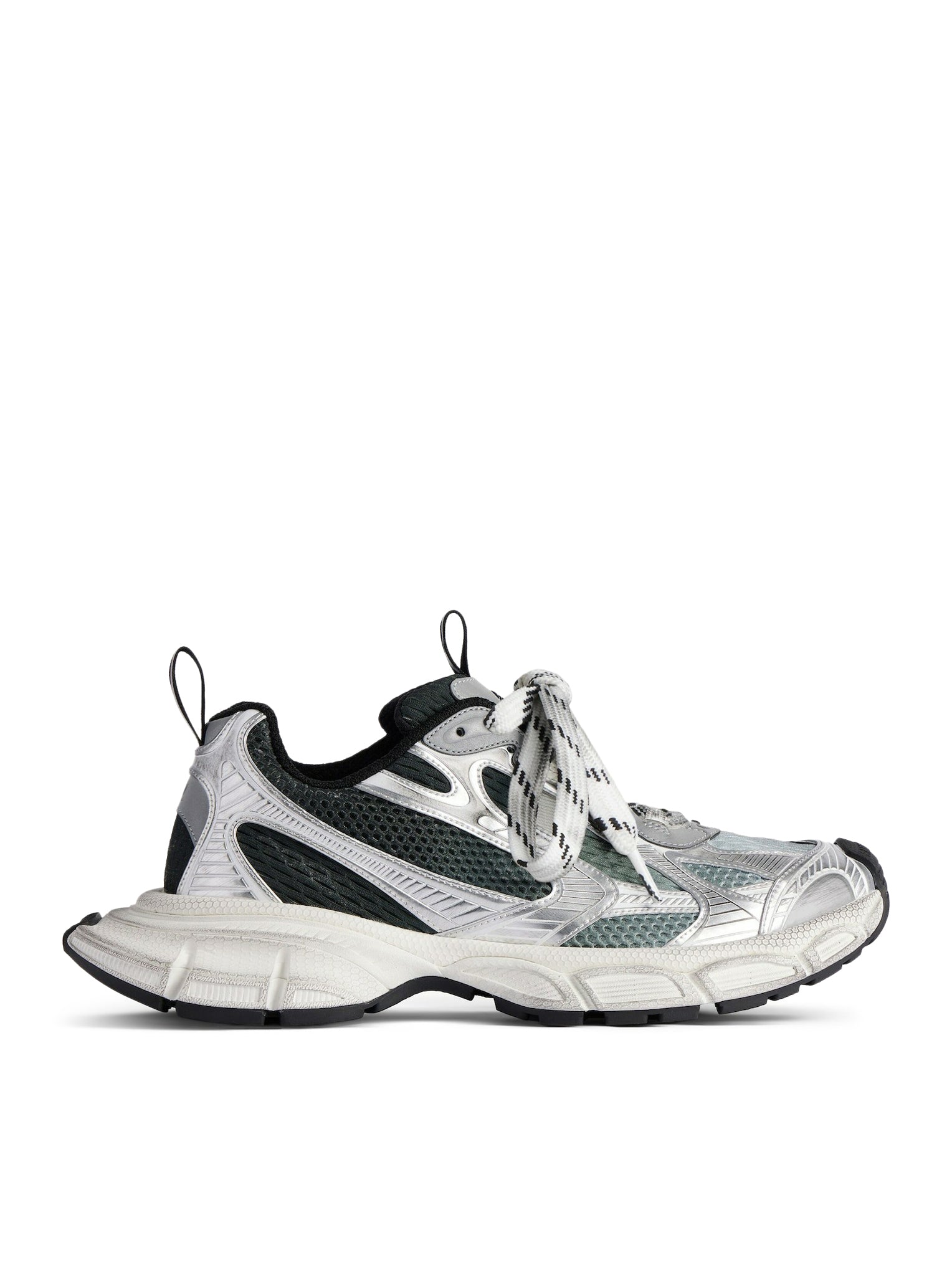 3XL Gradient Women's Sneakers in Black/Grey/White - Comfortable Walking Shoes for Casual Wear, Gym & Outdoor Activities