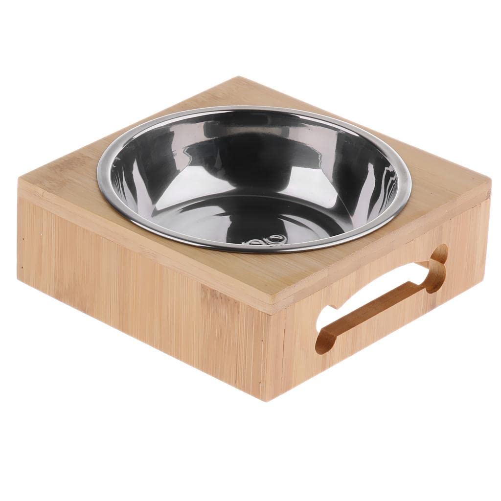 SECRET DESIRE Removable Stainless Steel Pet Food & Water Bowl for Cats and Dogs - Perfect for Travel, Camping & Home Feeding