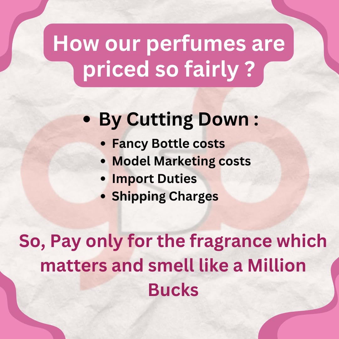 GSB Orange Eau De Parfum for Men & Women - 50ml Luxury Long Lasting Fragrance | Citrus Scented Perfume Spray | Perfect for Date Night, Office Wear & Special Occasions