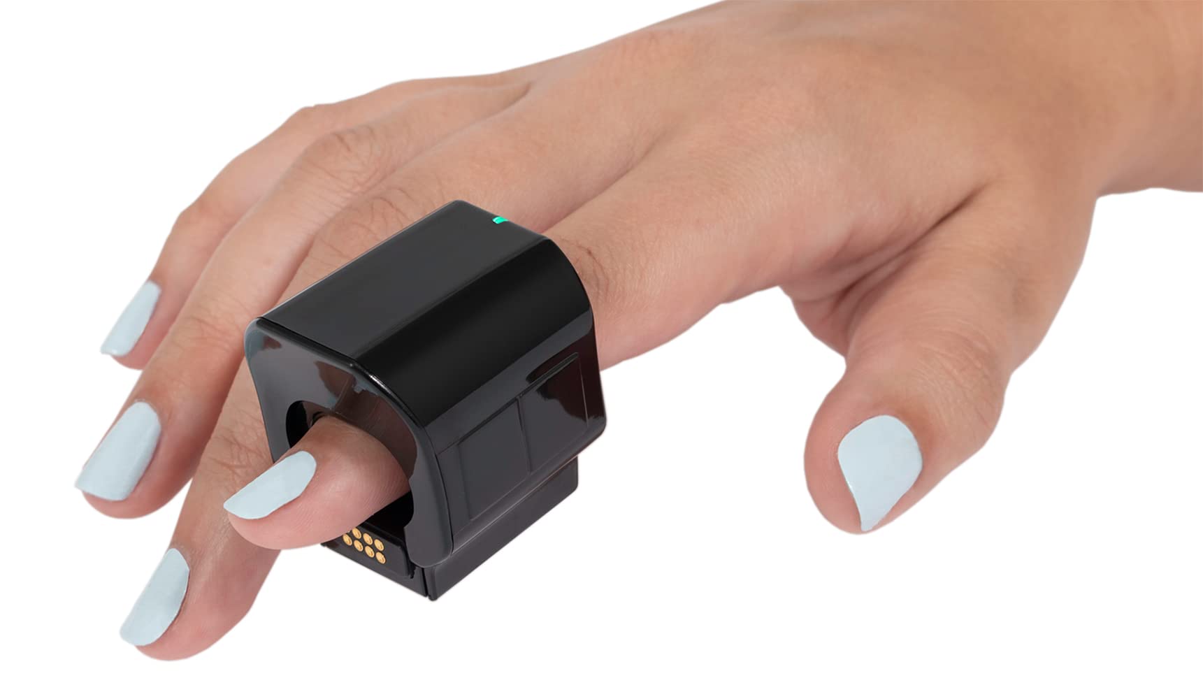 Black Wireless Ring Mouse with Air Gesture Control - 3D Wearable Gaming Mouse for PC/Laptop - Perfect for Presentations, Gaming & Office Work