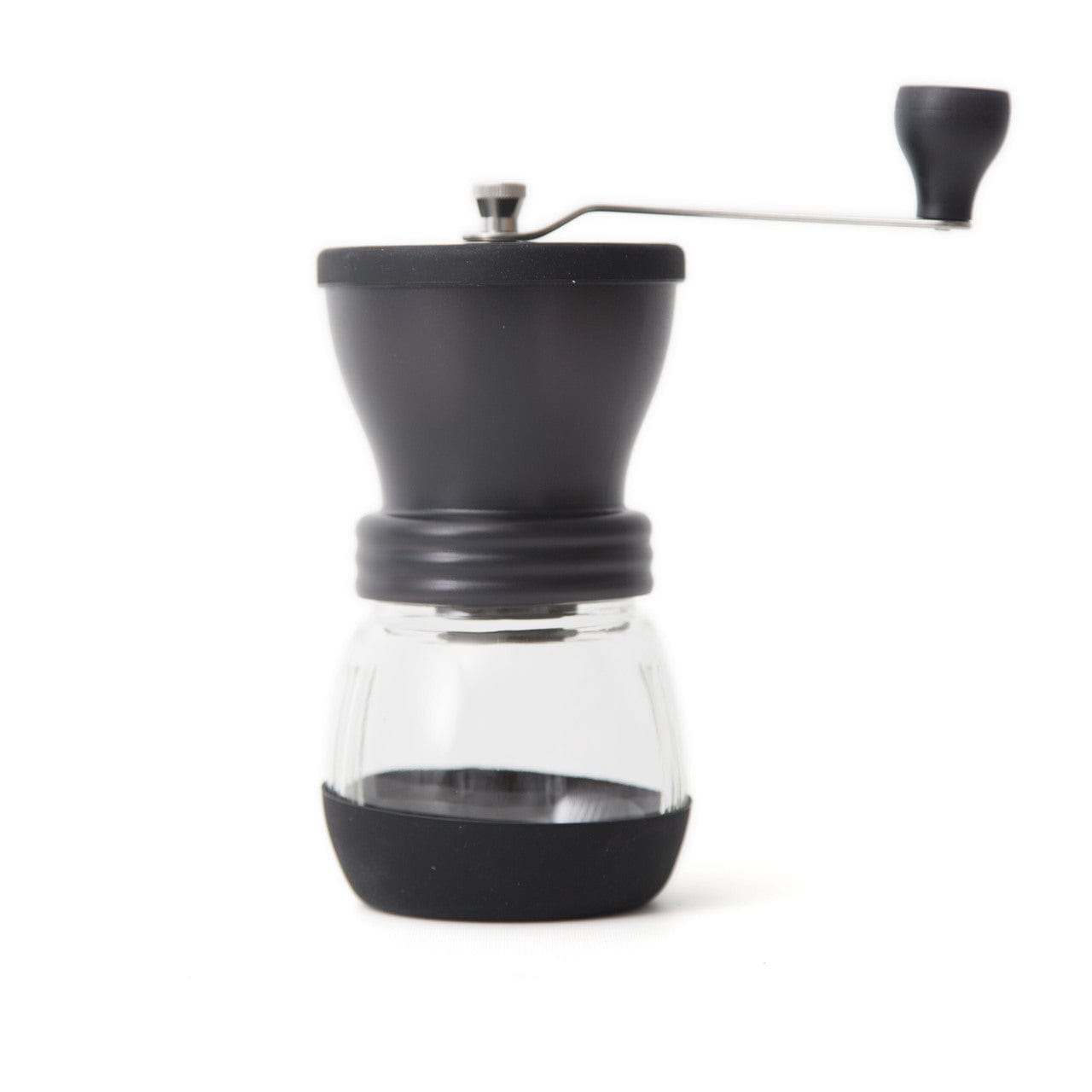 Hario Ceramic Coffee Mill Skerton Plus - Manual Hand Grinder for Fresh Coffee Beans, Portable & Adjustable Coarseness - Perfect for Home, Office, and Travel Brewing