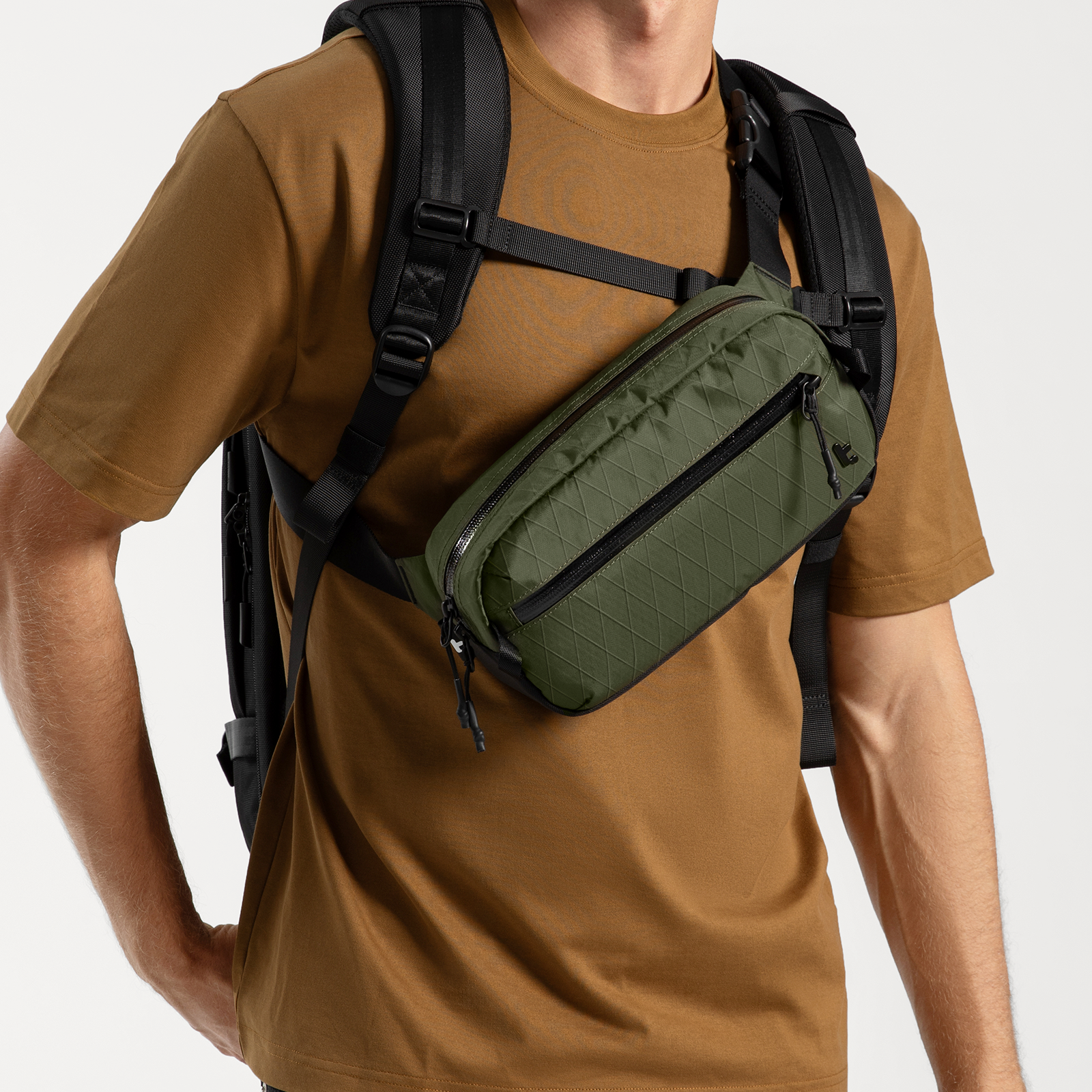 Aviator T35 X-Pac Chest Bag - Durable Crossbody Sling Pack for Outdoor Adventures, Travel & Hiking - Water-Resistant & Lightweight