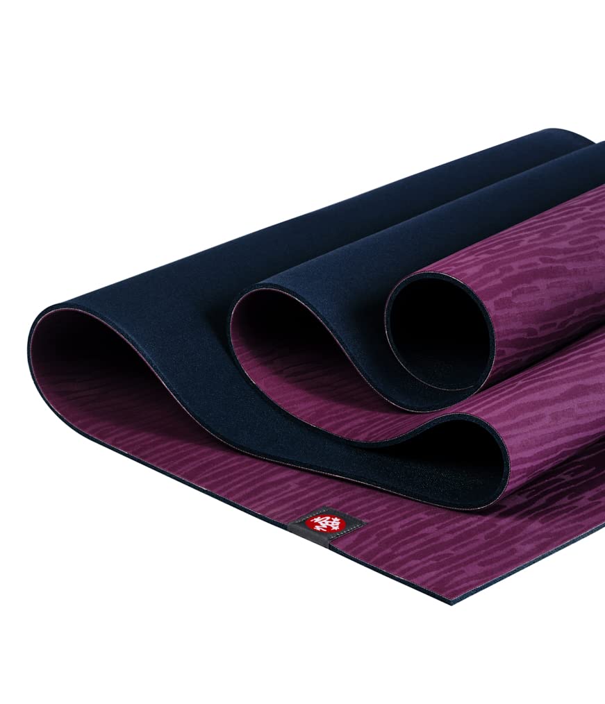 Manduka EKO Lite Yoga Mat - Eco-Friendly, Non-Slip, 4mm Thick, 71 Inch for Women & Men | Perfect for Hot Yoga, Pilates & Home Workouts