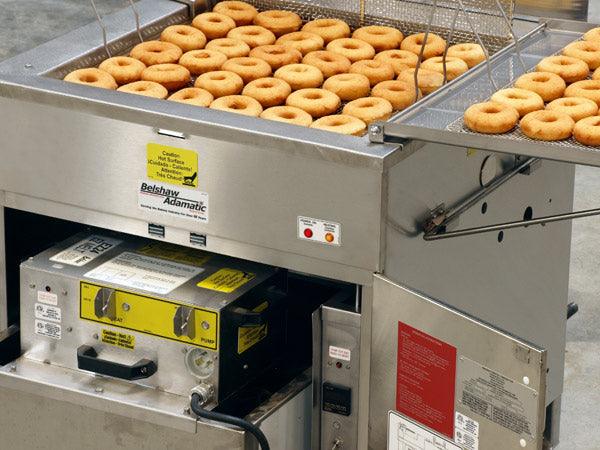 Belshaw 724CG 119 Lb. Adamatic Gas/Electric Heated Donut Fryer 120V - Commercial Donut Maker for Bakeries, Cafes & Restaurants