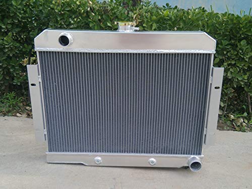 3 Row Aluminum Radiator with Fan for Jeep CJ, GM, Chevy (1972-1986) - High-Performance Cooling Upgrade for Off-Road & Classic Car Restoration
