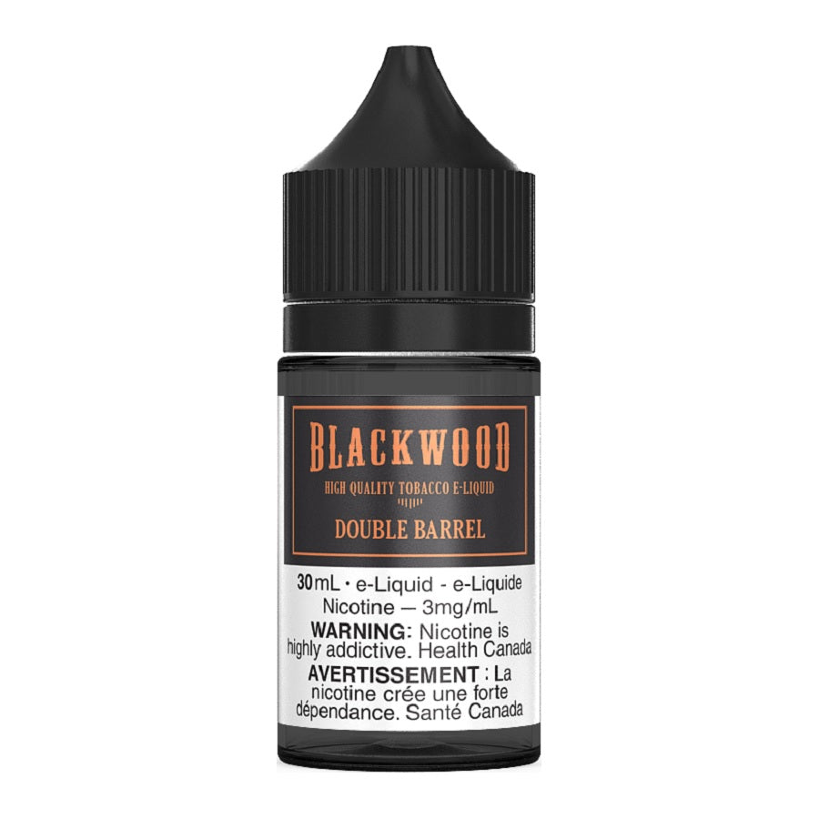 Premium Blackwood Freebase E-Liquid - Double Barrel Flavor 30ml for Vape Pens & Mods - Smooth Tobacco & Whiskey Blend