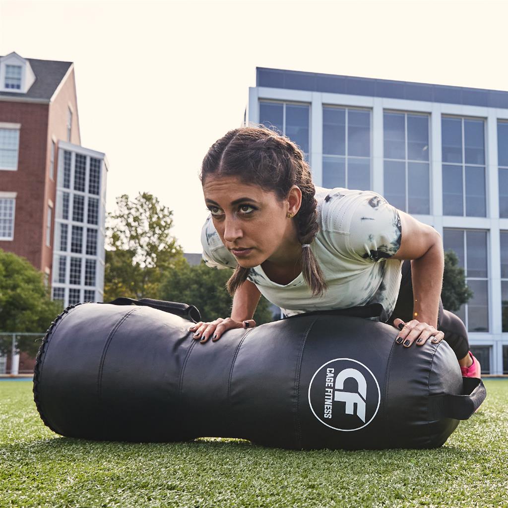 25 lb Cage Fitness Weight Bag - Heavy Duty Sandbag for CrossFit, Strength Training & Home Gym Workouts - Perfect for Functional Fitness, Powerlifting & Outdoor Training