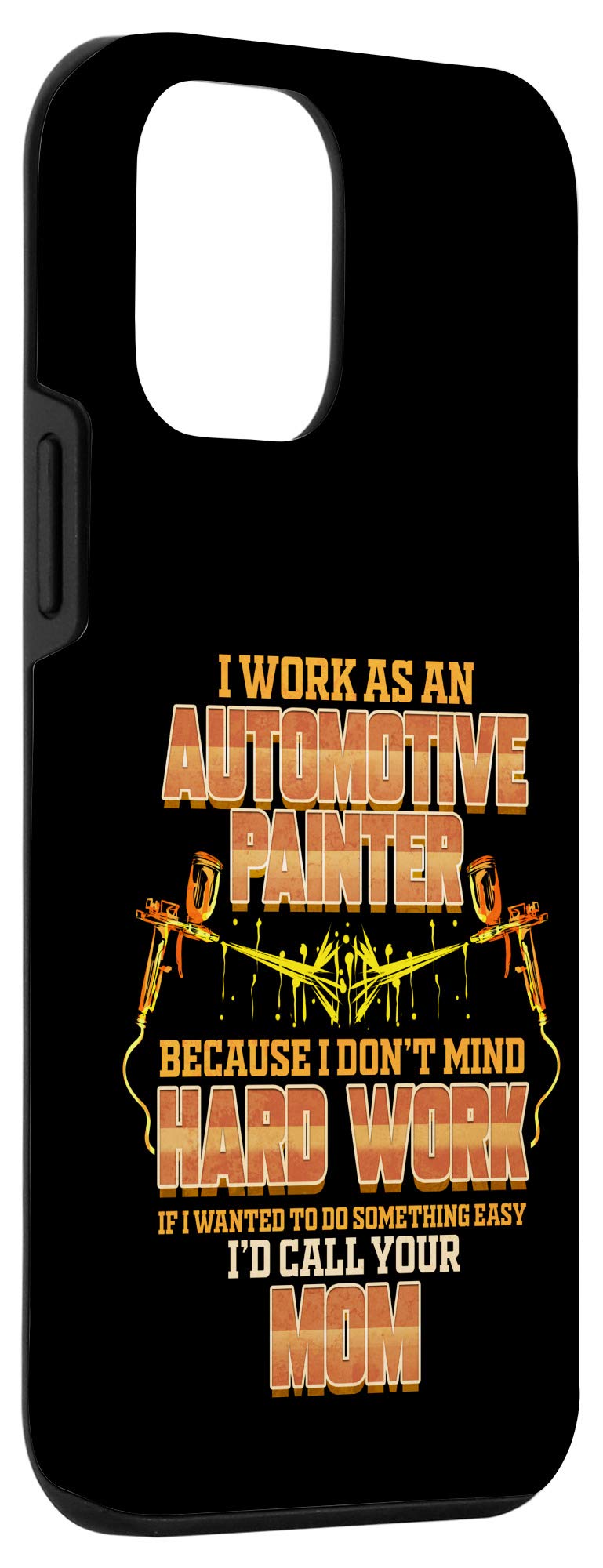 iPhone 12 Mini Case - Durable Automotive Car Painter Design - Shockproof Hard Work Protection for Auto Body Painters - Perfect for Workshop & Construction Sites