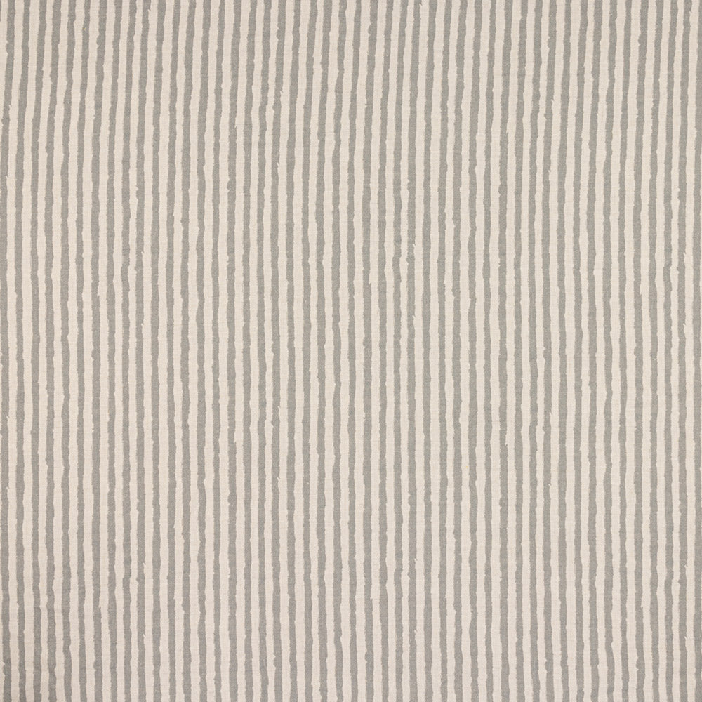 Waverley Stripe Linen Throw Blanket - Smoke Grey - Soft & Breathable Cotton Blend - Perfect for Sofa, Bed & Outdoor Picnics