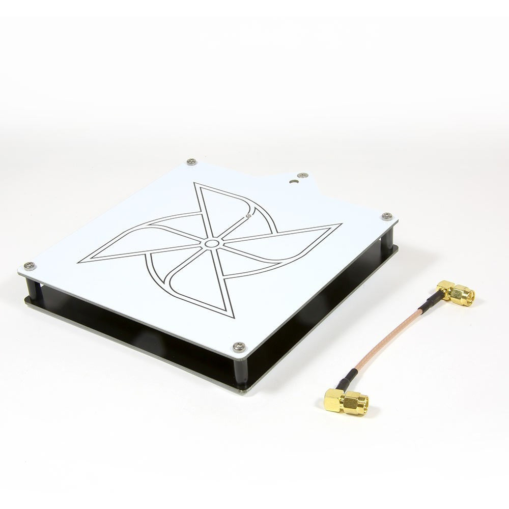 High Gain 1.2GHz 8.6dBi Circular Polarized Wireless Patch Antenna for IoT, RFID, and Wireless Communication Systems - Perfect for Industrial Automation, Smart Agriculture, and Remote Monitoring Applications