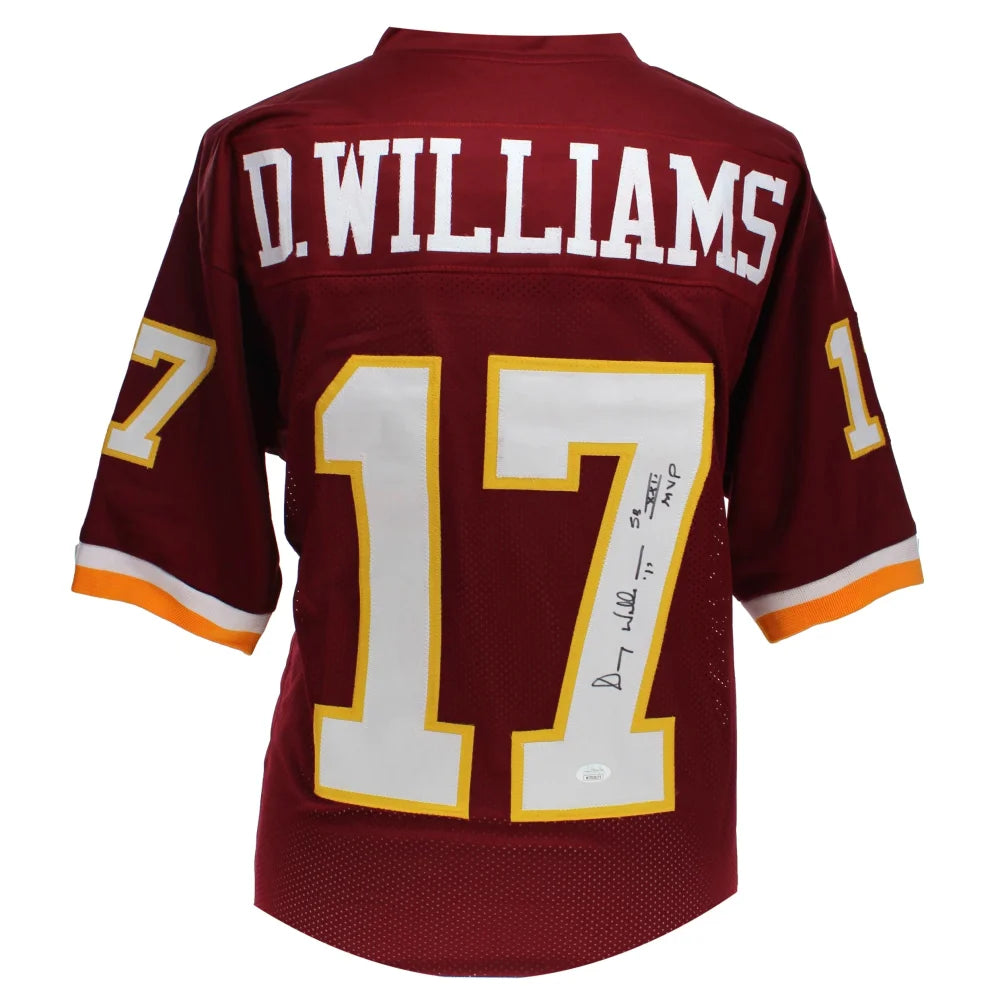Doug Williams Autographed Washington Commanders Jersey - Burgundy NFL Football Jersey with JSA COA - Perfect for Collectors, Fans, and Sports Memorabilia Displays