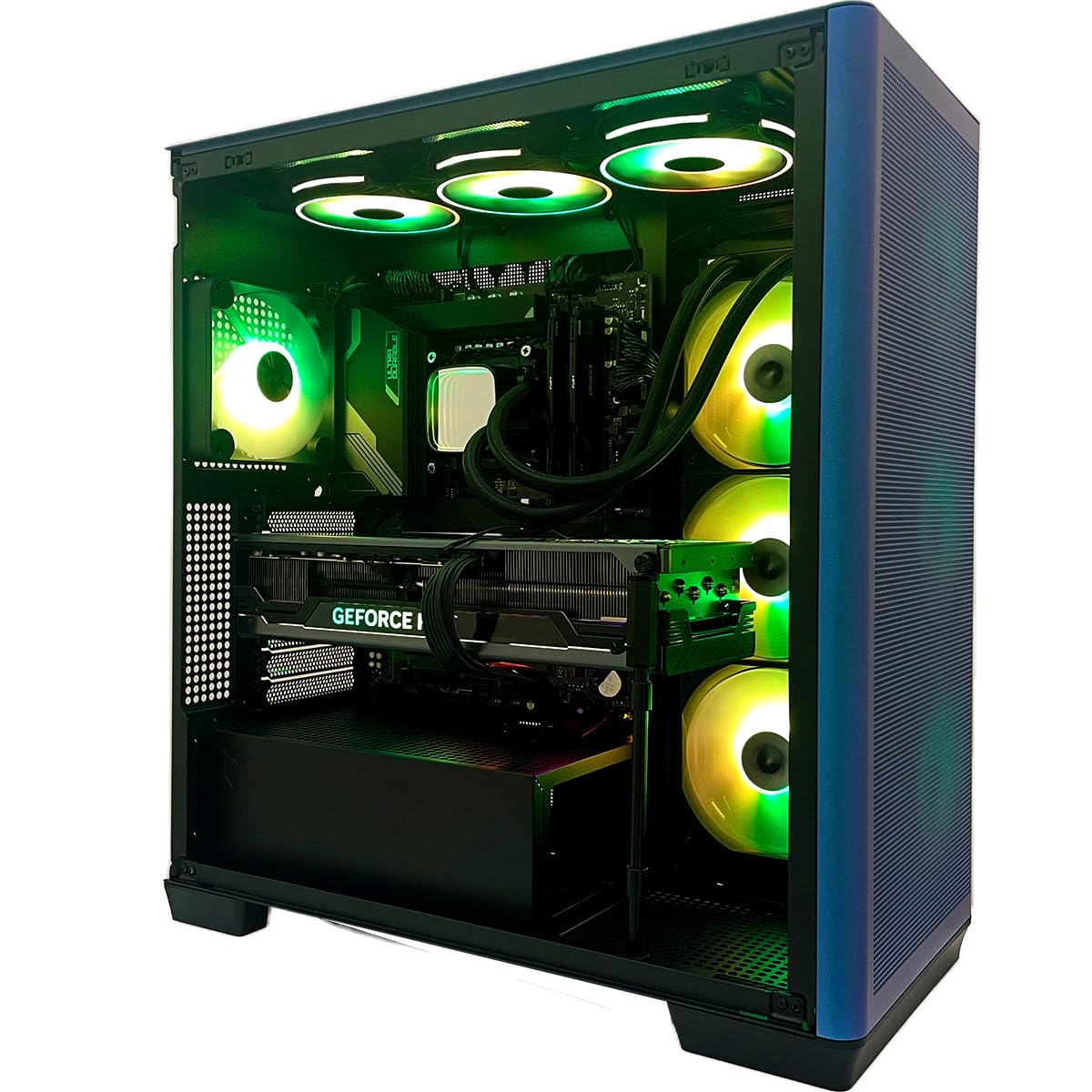 Ginger6 Gaming PC Desktop 14ZF45C-6PX - Intel Core i5-14600KF Processor, AMD Radeon RX 7600 8GB GPU, 2TB NVMe SSD, 16GB DDR5 RAM, Z790 Motherboard, Wi-Fi 6E, Liquid Cooling, Windows 11 Home - Perfect for 4K Gaming, Streaming & VR