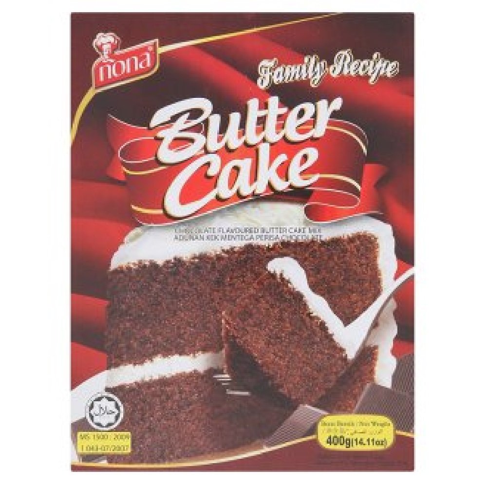 Nona Cake Flour 400g (Chocolate Butter Flavor) - 9 Pack Bulk Baking Supplies for Cakes, Cookies & Desserts | Perfect for Home Bakers & Professional Chefs