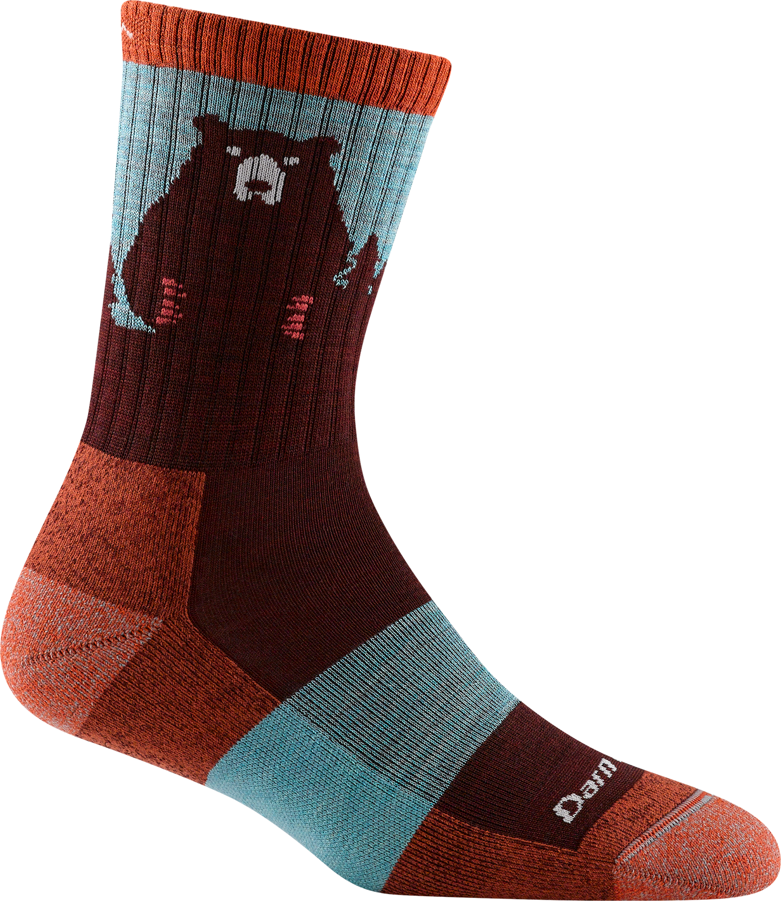 Bear Town Micro Crew Lightweight Hiking Socks for Women - Moisture-Wicking & Breathable Trail Running Socks - Perfect for Hiking, Backpacking & Outdoor Adventures (D1970W)