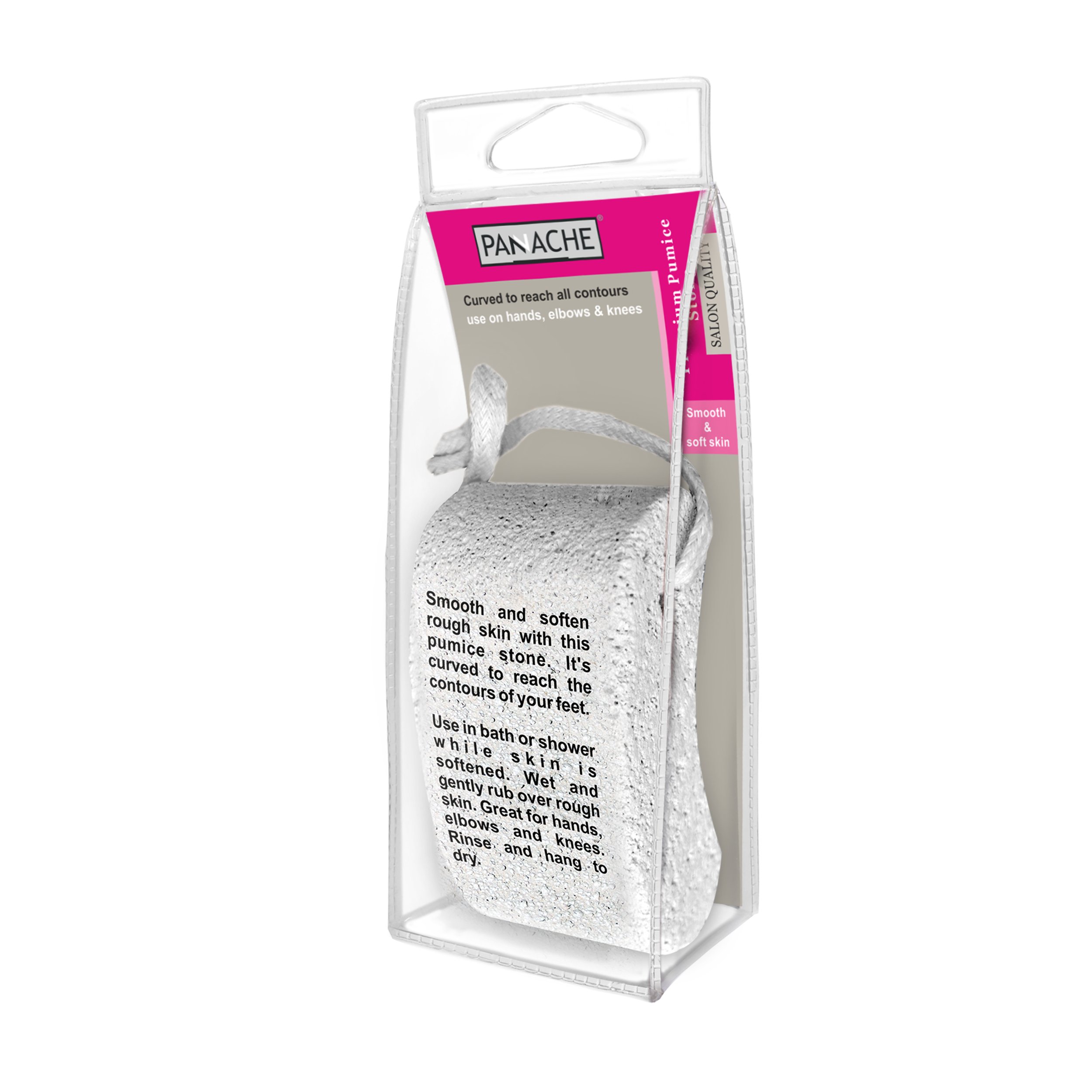 PANACHE Pumice Foot Stone for Callus Removal - Exfoliating Foot File for Dead Skin - Pedicure Tool for Soft Smooth Feet - Home Spa & Pedicure Essential