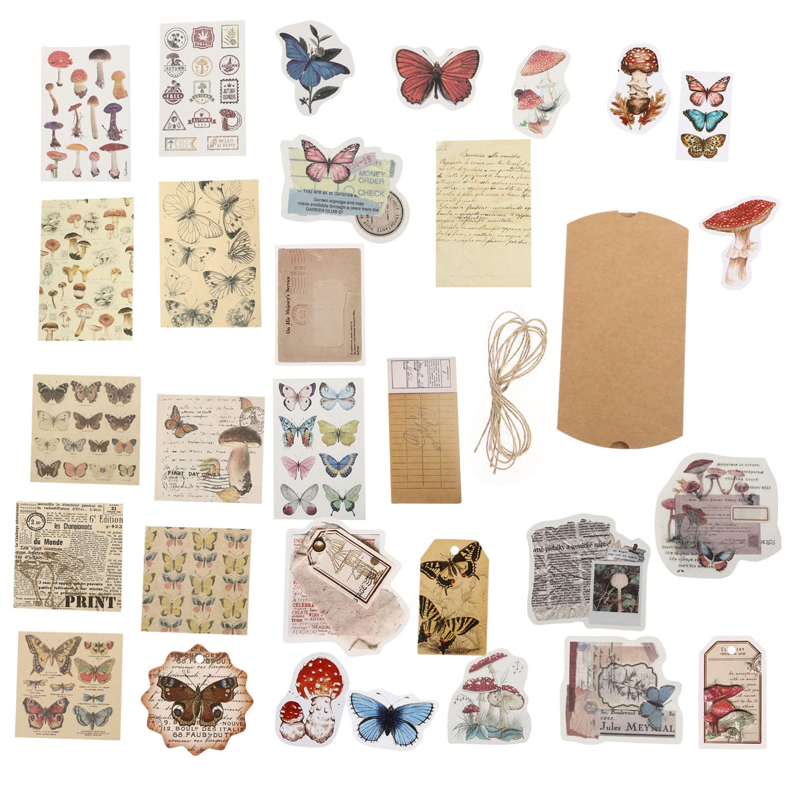 NUOBESTY 2 Sets DIY Handmade Alphabet Stickers - Nature Themed Journal Scrapbook Decorative Letters for Creative Projects, Perfect for Bullet Journals, Planners, and Scrapbooking