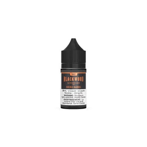 Double Barrel Nic Salts - Blackwood Salt 30mL E-Liquid for Vape Pens & Pod Systems | Smooth Tobacco Flavor | Ontario Canada | Perfect for All-Day Vaping & On-The-Go Use