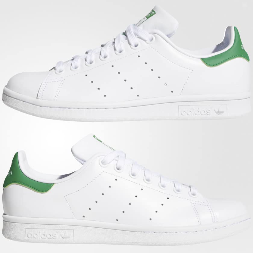 adidas Originals Stan Smith Sneakers - White/Green | Classic Comfort for Men & Women | Perfect for Casual Wear, Running & Gym