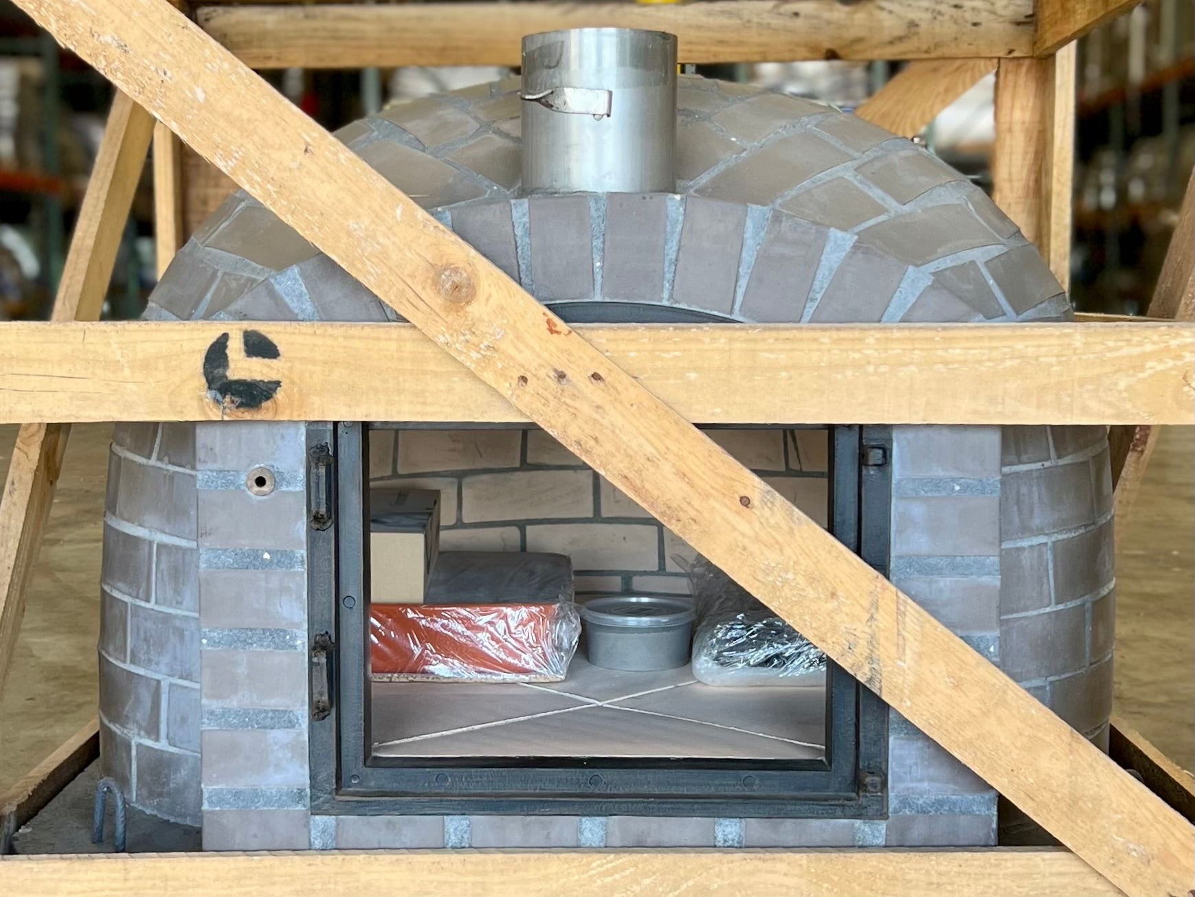 Premium Lume Alto Hybrid Pizza Oven - Brand New Model | Outdoor & Indoor Wood & Gas Pizza Maker for Backyard, Restaurant & Home Use