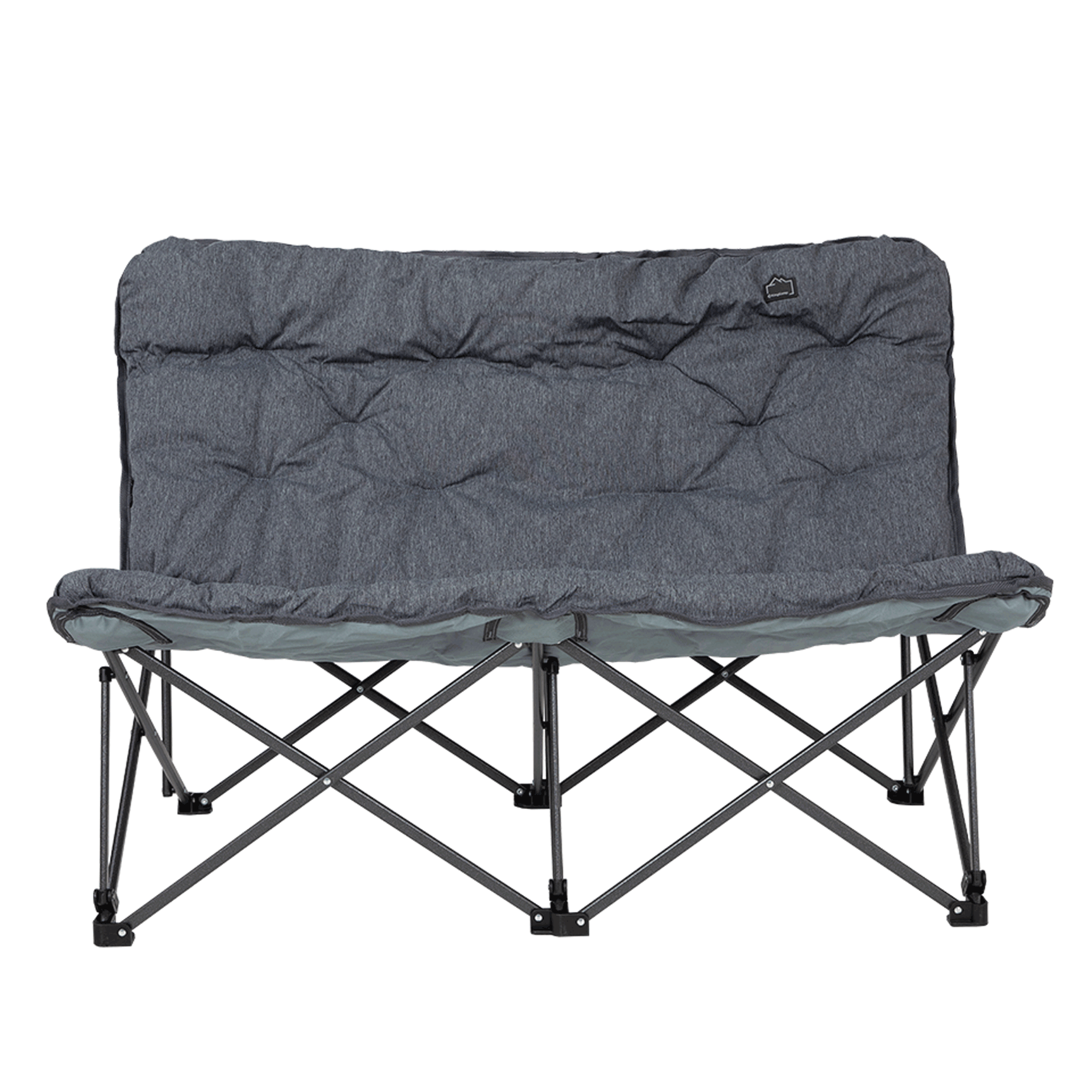 KingCamp LEMON C20 Oversized Padded Double Camping Chair - Comfortable Portable Folding Chairs for Outdoor, Beach, Picnic, Backyard, and Camping Trips