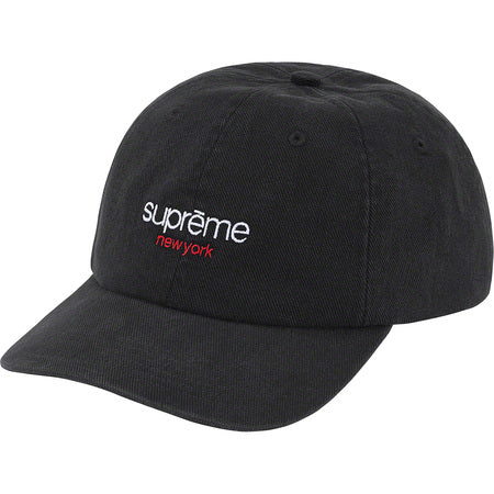Supreme Classic Logo 6-Panel Black Snapback Hat - Stylish Streetwear Cap for Men & Women | Perfect for Hip-Hop Fashion, Urban Outfits & Casual Wear