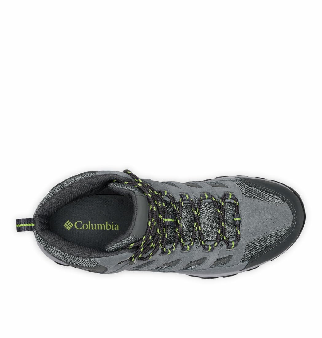 Columbia Men's Crestwood Mid Waterproof Hiking Shoes - Lightweight & Durable Outdoor Boots for Trail Walking, Camping & Backpacking