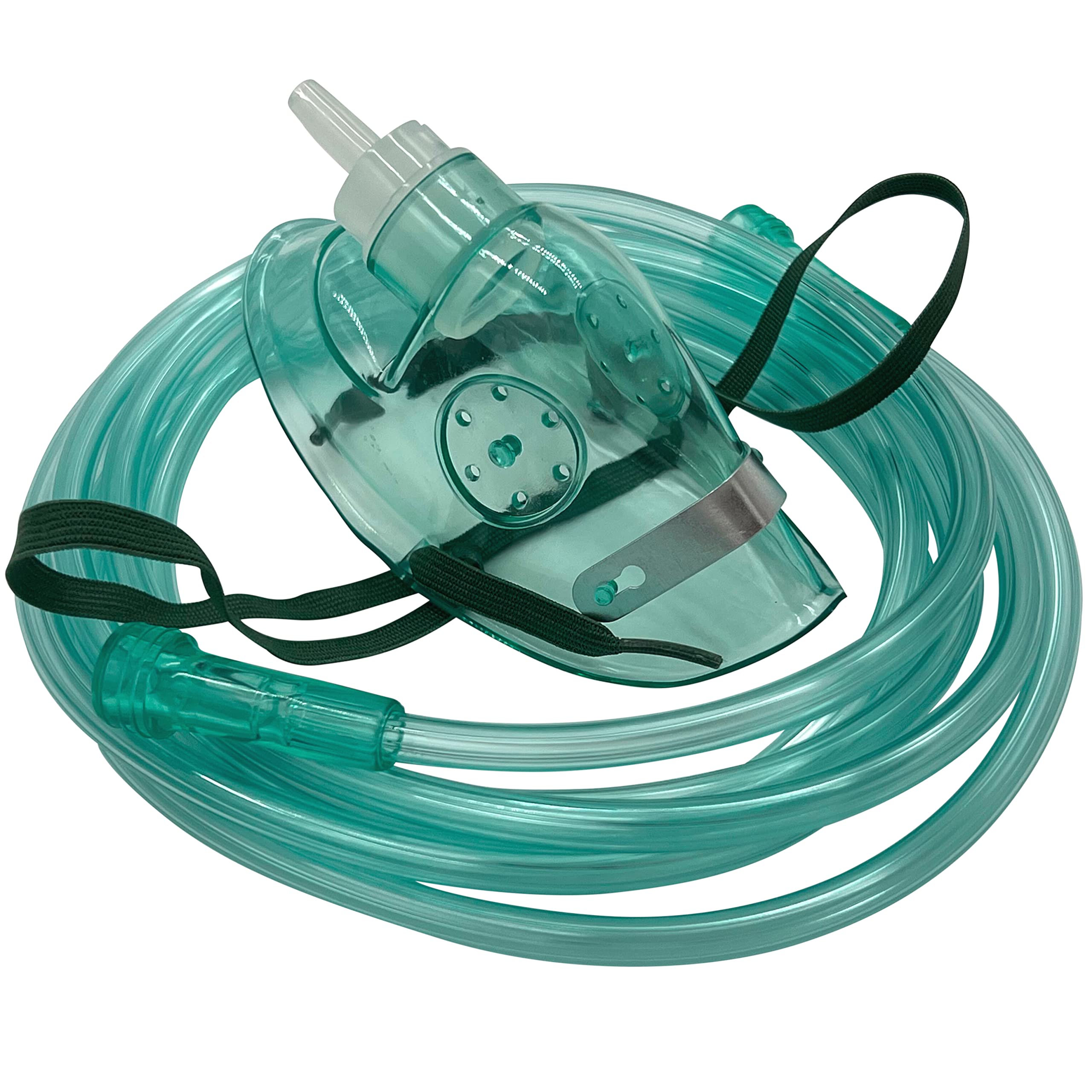 1 Pack Pediatric Elongated Oxygen Mask with 6.8 Ft Crush Resistant Tubing - Medical Oxygen Therapy for Kids, Infants & Toddlers - Perfect for Hospitals, Clinics & Home Care Use