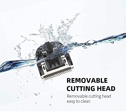 QONETIC Professional Rechargeable Cordless Hair Trimmer for Men & Women - Electric Hair Clippers with 4 Guide Combs & T-Blade - Golden | Perfect for Home Haircuts, Beard Trimming & Personal Grooming