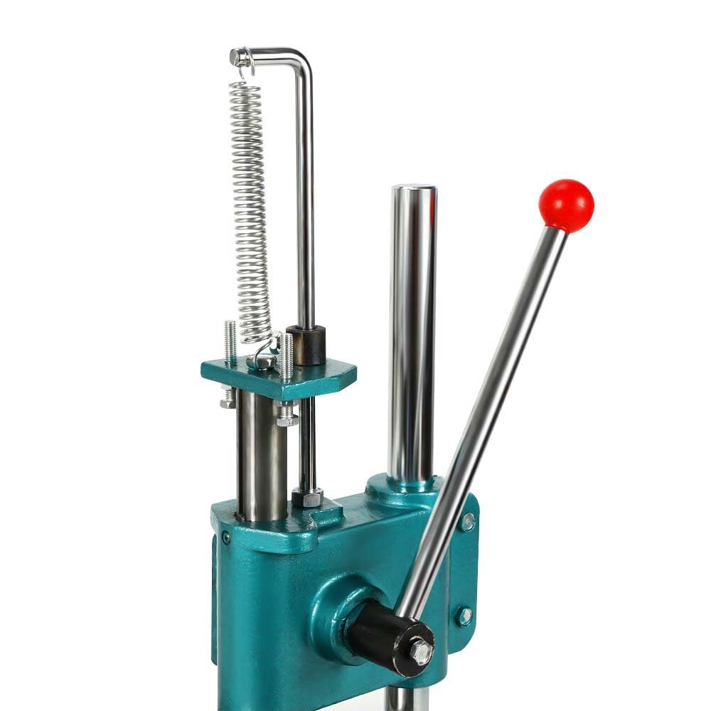 Stainless Steel Manual Pizza Dough Press Machine - 9.5inch/24cm Adjustable Height for Perfect Crust - Commercial & Home Use for Pizza, Chapati, Pastry Making - Ideal for Pizzerias, Bakeries & Home Kitchens