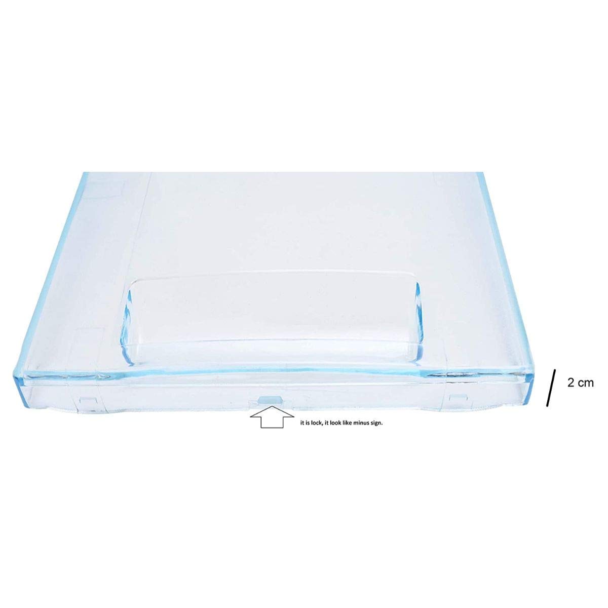 Samsung RA19BDTS1/XTL Refrigerator Replacement Freezer Door - Clear 190L Single Door Compatible with AV Models | Perfect for Kitchen, Home, Office & Dorm Use