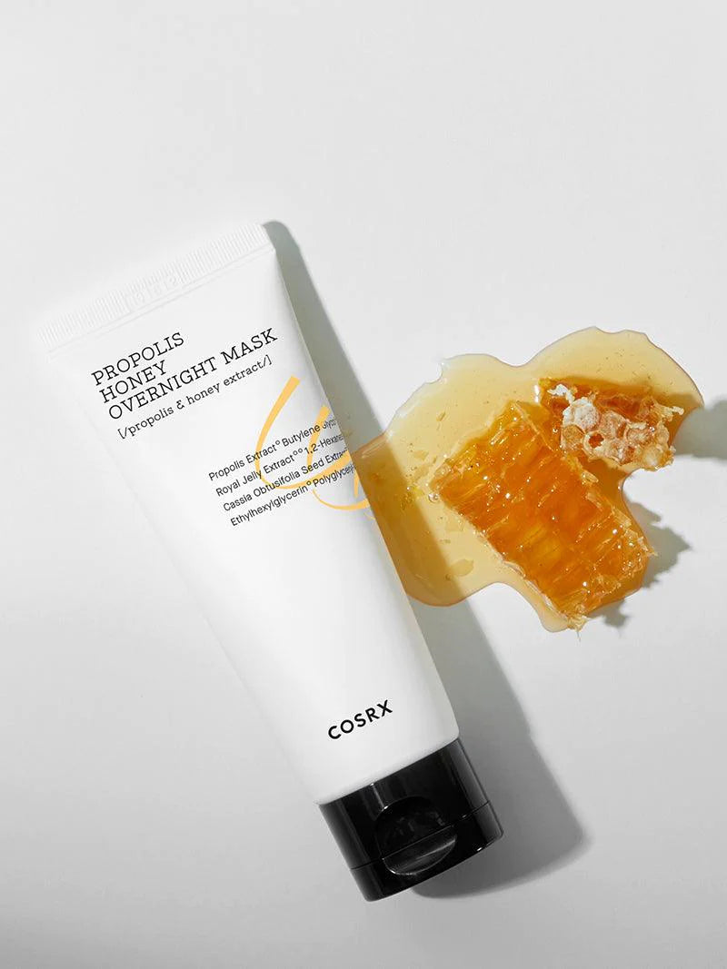 COSRX Full Fit Propolis Honey Overnight Mask 60ml - Hydrating & Nourishing Face Mask for Dry Skin | Perfect for Nighttime Skincare Routine & Glowing Skin