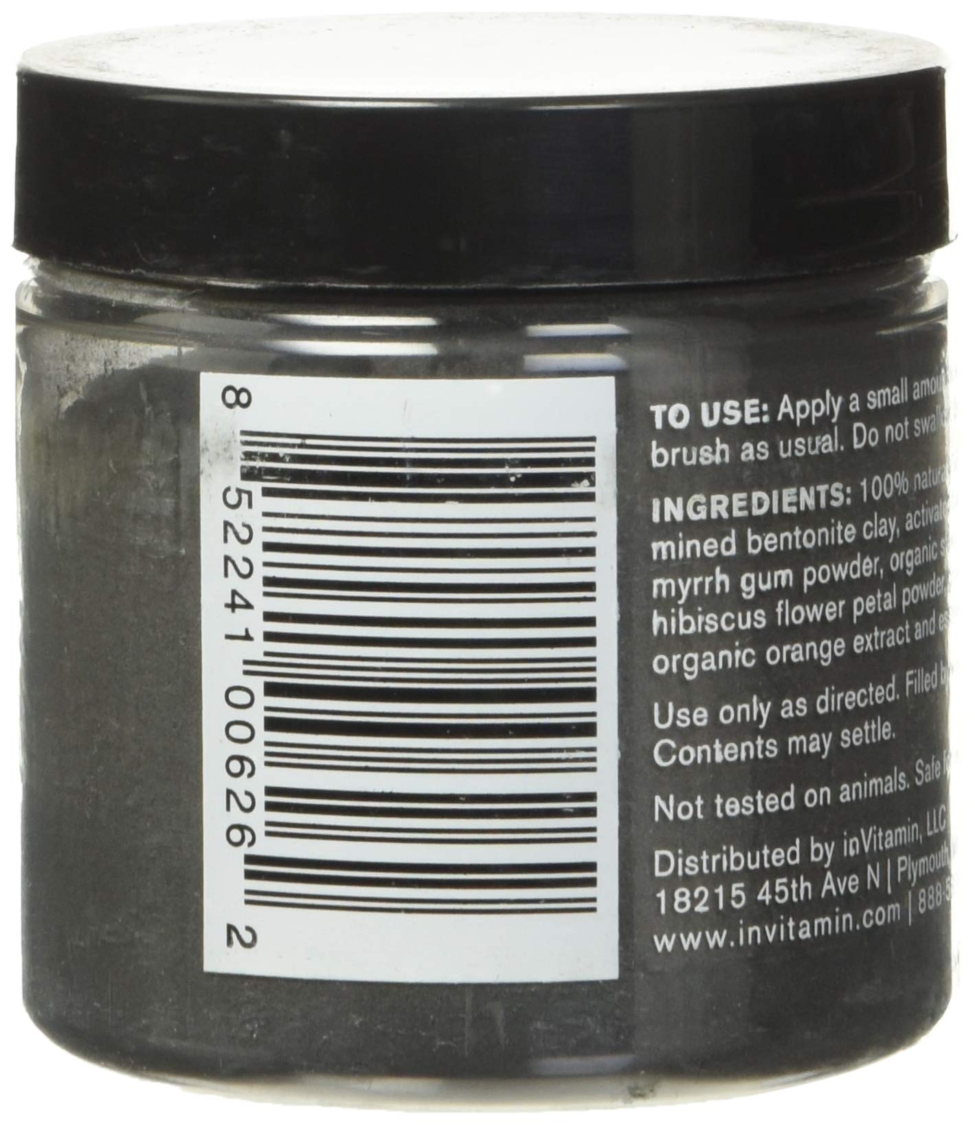 Activated Charcoal Whitening Tooth Powder - Natural Teeth Whitener for Sensitive Teeth & Gum Care, Enamel Safe, Vegan & Cruelty-Free (Exotic Citrus Flavor) | Brighten Smile, Remove Stains, Freshen Breath for Daily Oral Care Routine
