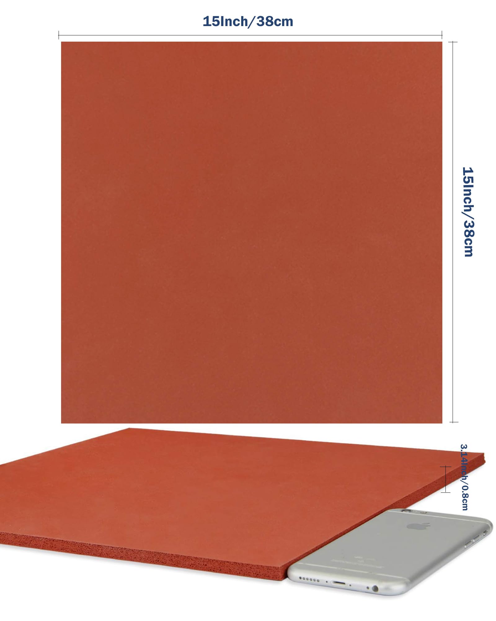 FlySkip 15x15 Inch Heat Press Pad Mat - 0.3