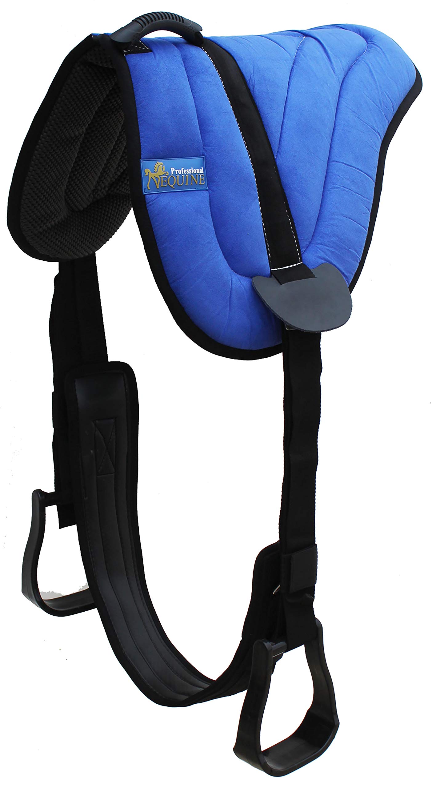CHALLENGER Western Kids Neoprene Horse Saddle Pad with Stirrups - Comfortable Bareback Riding Pad for Young Riders | Perfect for Trail Riding, Training & Equestrian Activities