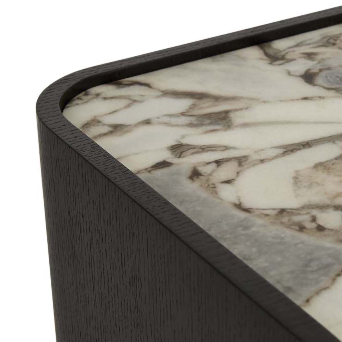 Globe West Elsie Bedside Table - Modern Nightstand with Storage Drawer for Bedroom, Living Room & Office - Stylish Wooden End Table with Shelf