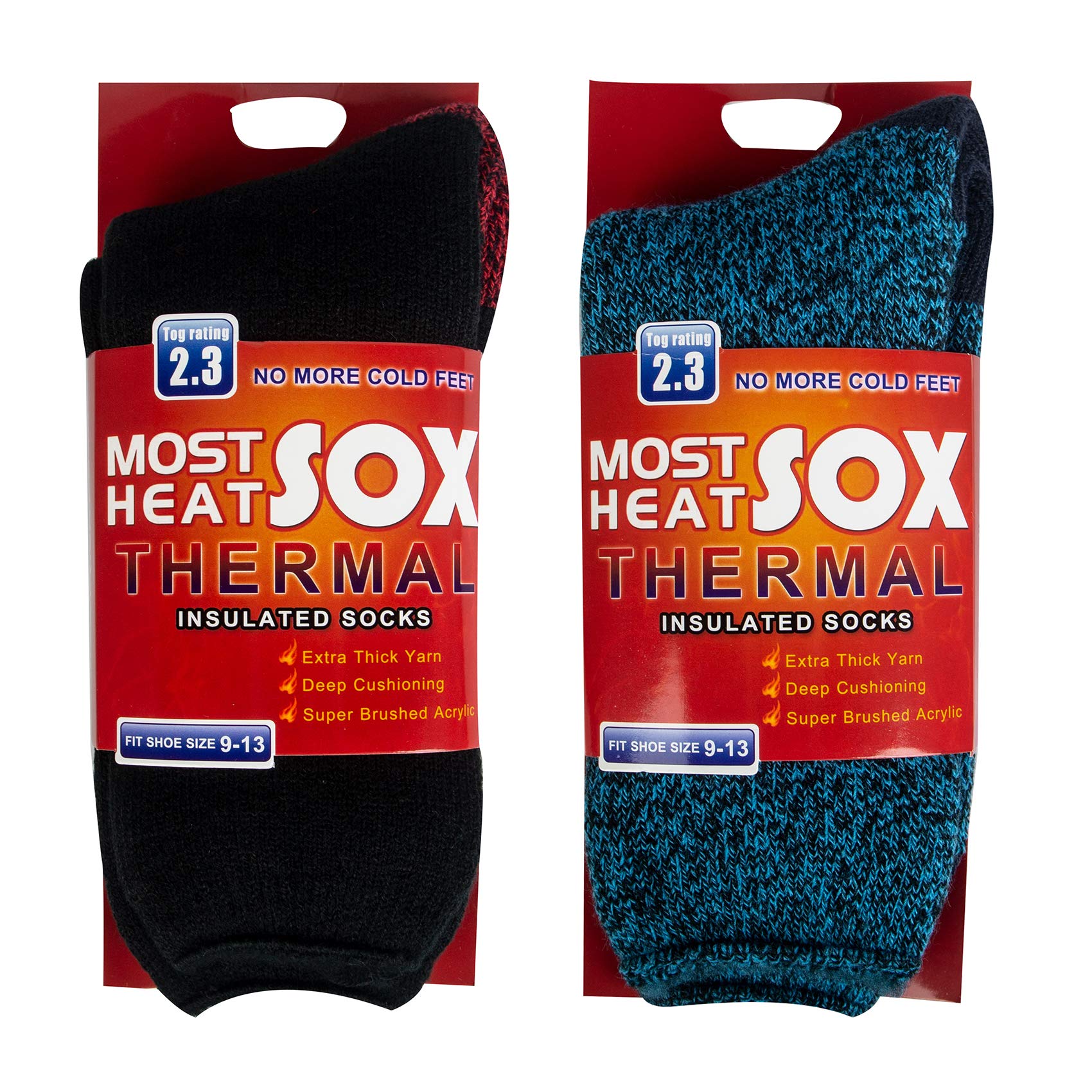 Thermal Socks for Men - Thick Winter Warm Heated Socks for Cold Weather | Perfect for Skiing, Hiking & Outdoor Activities