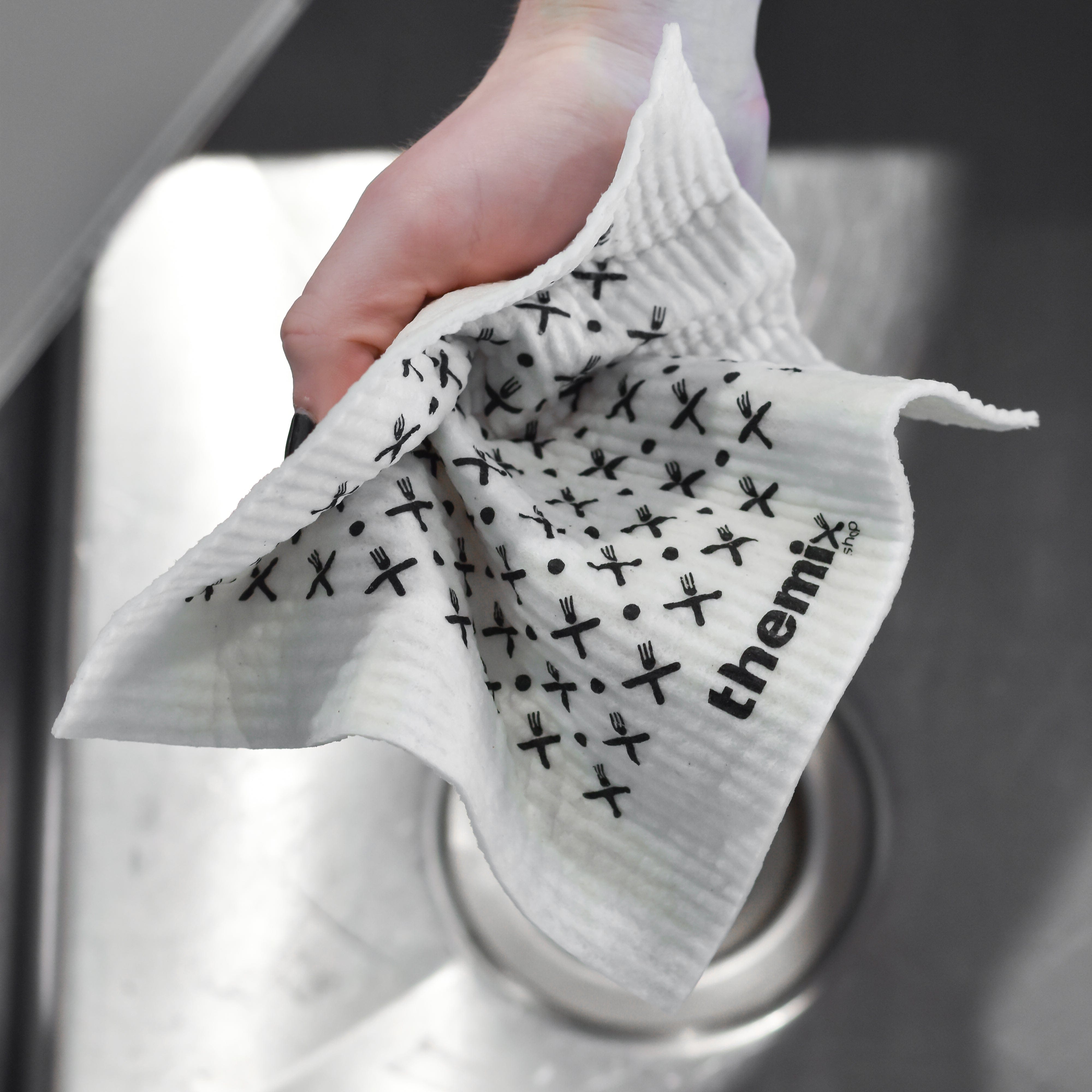 Premium Cellulose Sponges for Kitchen Cleaning - 3 Pack | Eco-Friendly, Absorbent & Durable | Perfect for Dishes, Countertops & Household Cleaning