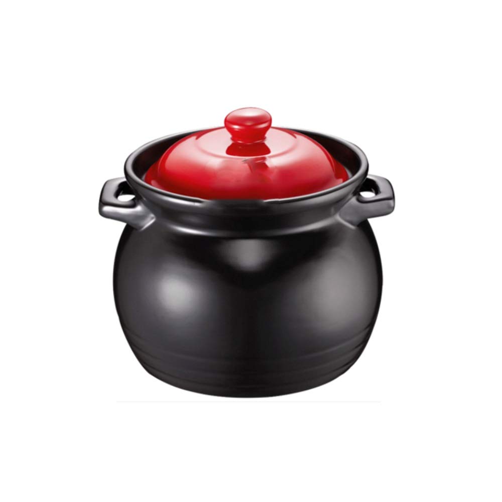 ChaomeiArt Ceramic Casserole Pot - High-Temperature Resistant Soup Pot for Gas Stove, Oven & Kitchen Cookware | Perfect for Stews, Soups & Slow Cooking at Home