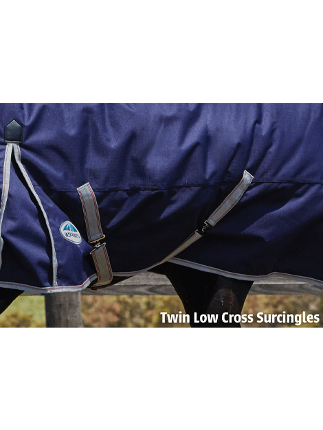 Weatherbeeta Essential Combo Medium Turnout Horse Blanket - Waterproof & Breathable Stable Rug for Winter & Turnout - Perfect for Cold Weather Riding, Stable Use & Outdoor Turnout