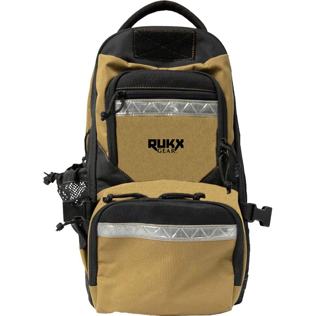 ATI Rukx Gear Survivor Backpack - Military Tactical Hiking Backpack for Outdoor Adventures, Camping & Emergency Preparedness - Durable Tan Color
