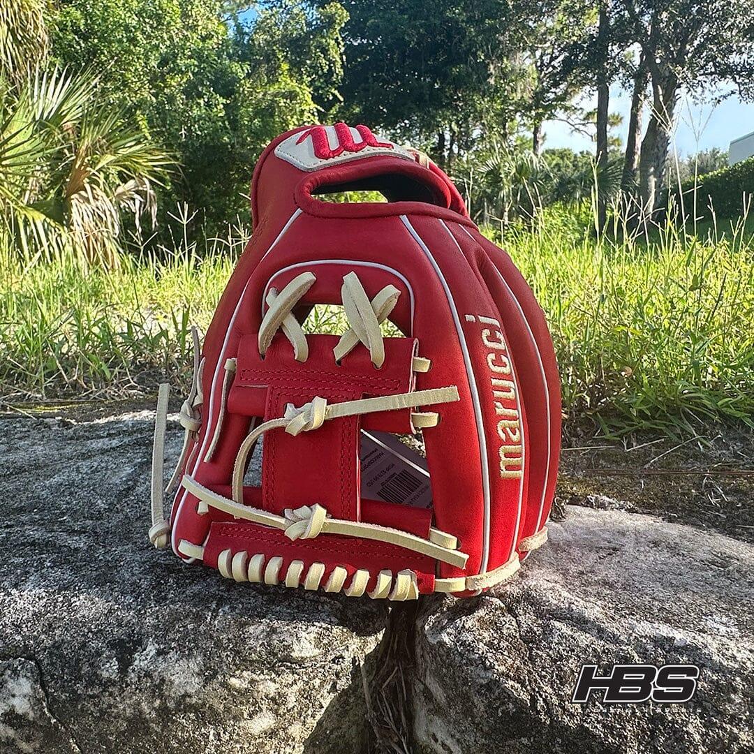 Marucci Cypress M Type 43A2 11.5 Inch Infield Baseball Glove - Left Hand Throw | Premium Leather Baseball Mitt for Infield Players | Perfect for Practice, Games & Training Sessions