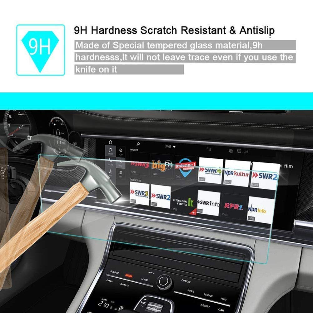 2018 Nissan Kicks Touch Screen Protector - 9H Hardness Anti-Glare & Anti-Scratch GPS Navigation Display Film | Perfect for Road Trips & Daily Commuting